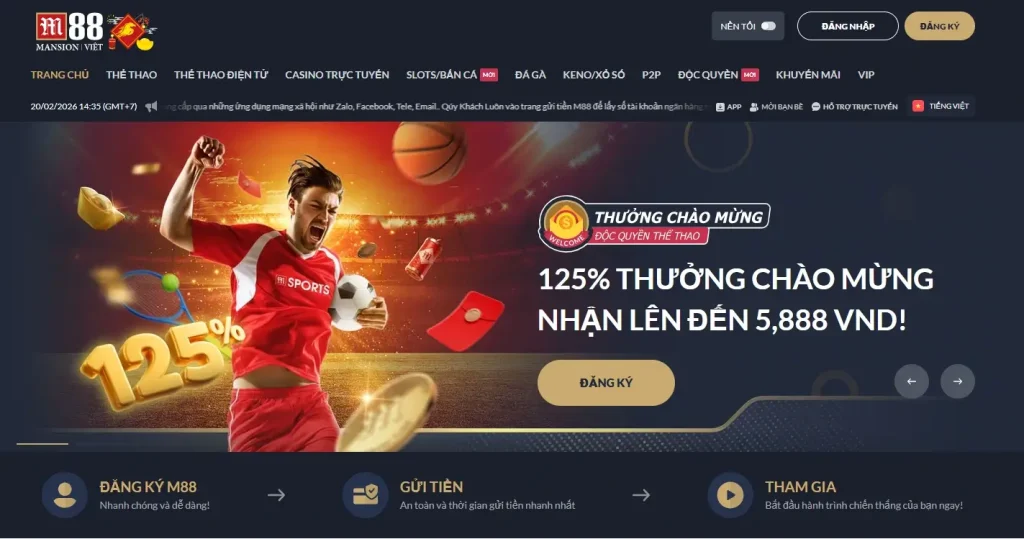 Nhà cái uy tín M88