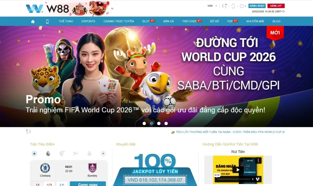 nhà cái uy tín w88